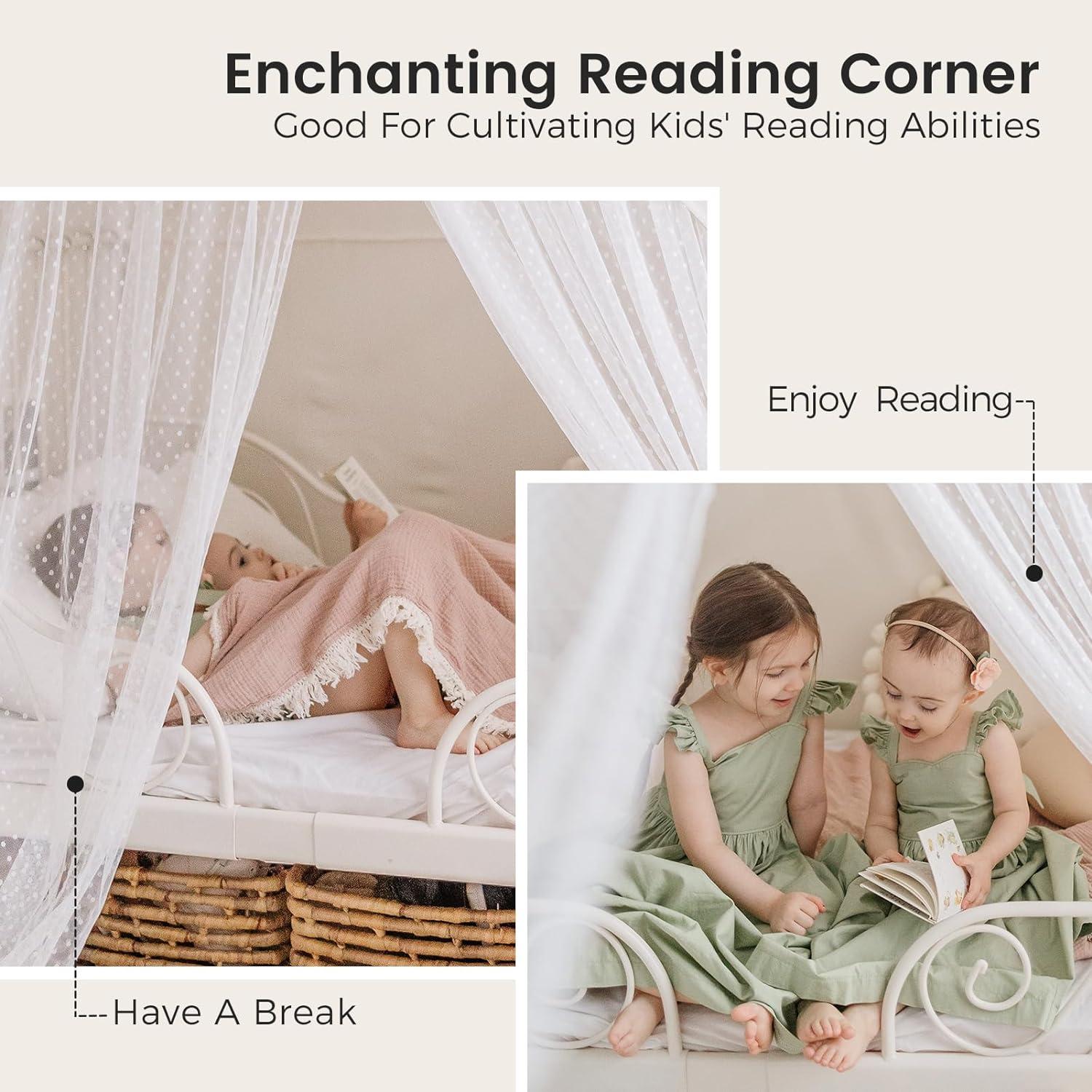 imageTiny Land Kids Tent with Mat Kids Play Tent for Toddlers Playhouse for Kid Indoor Ideal Toy Gift for 3 Girls Play Room FurnitureApricot Color