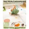 imageTiny Land Baby Crawling Mat Reversible Baby Play Mat 78quot X 55quot Waterproof NonSlip Larger Playmat Odorless Foam Floor Mat for InfantsToddlersForest WondersForest Wonders