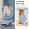 imageTiny Land Kids Play Tunnel Tent for Toddlers 69quot x 18quot Foldable Crawl Toys for Baby Indoor ampamp Outdoor Pop Up Dog Tunnel with Breathable Mesh BlueBlue