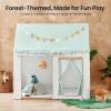 imageTiny Land Kids Tent with Mat Kids Play Tent for Toddlers Playhouse for Kid Indoor Ideal Toy Gift for 3 Girls Play Room FurnitureGreen Forest