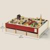 imageTiny Land Large Wooden Train Table 479x352 100PCS Train Set 3 Storage Bins Activity Playset for Kids Ages 3