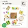 imageTiny Land Montessori Toy Set for Babies 79 Months Senser Play Kit  5in1 Wooden Learning Toys with Object Permanence Box Sensory Ball Stacking Cups and Mirror PuzzleBody Board Book1315M Educational Box