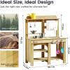 imageTiny Land Outdoor Mud Kitchen for Kids Wooden Play Kitchen with Water Tank Water Play Cooking ampamp Sensory Fun Durable ampamp WeatherResistant Design with Storage Gift for Ages 3