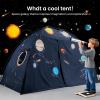 imageTiny Land Space Galaxy Bed Tent for Kids  Sleep Bed Canopy with 9 Planets Design EasytoInstall Indoor Kids Play Tent Imaginative Playhouse Ideal Gift for Boys ampamp Girls  77quot x 40quot x 46quot