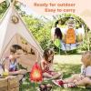 imageTiny Land Teepee Tent for Kids with Star Lights Foldable Play Tent for Girls ampamp Boys Washable Indoor Toddler Tent Cozy Warm Reading Nook ampamp Room DecorOffwhite Kids Teepee