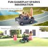 imageTiny Land Wooden Dollhouse Garage Set  Realistic Design with Garage WorkbenchLawn Mower ampamp SUV Car Expansion Dollhouse Furniture ampamp Accessories for Doll house Educational Pretend Play Gift for Kids