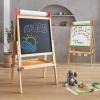 imageTiny Land Easel for Kids with 2 Drawing Paper Roll Adjustable Kids Art Easel LearningToy for 345678 Years Old Boy ampamp Girls Wooden Chalkboard ampamp Magnetic Whiteboard ampamp Painting Paper Stand