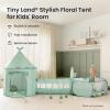 imageTiny Land 3in1 Kids Play Tunnel with Ball Pit amp Tent Pop Up Crawl Tunnel for Toddlers Indoor amp Outdoor Baby Play Tunnel Foldable Crawling Tunnel Toy Gift for 2 Year Old Girl amp Boy GreenGreen