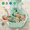 imageTiny Land 3in1 Kids Play Tunnel with Ball Pit amp Tent Pop Up Crawl Tunnel for Toddlers Indoor amp Outdoor Baby Play Tunnel Foldable Crawling Tunnel Toy Gift for 2 Year Old Girl amp Boy GreenGreen