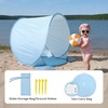 image:imageTiny Land Baby Beach Tent  Pop Up Tent with UV Protection Portable Baby Beach Essentials 354x276x315 Sun Shelter for Infants Baby Summer Outdoor Use Light Blue GinghamLight Blue Gingham