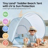 image:imageTiny Land Baby Beach Tent  Pop Up Tent with UV Protection Portable Baby Beach Essentials 354x276x315 Sun Shelter for Infants Baby Summer Outdoor Use Light Blue GinghamLight Blue Gingham