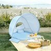 image:imageTiny Land Baby Beach Tent  Pop Up Tent with UV Protection Portable Baby Beach Essentials 354x276x315 Sun Shelter for Infants Baby Summer Outdoor Use Light Blue GinghamLight Blue Gingham