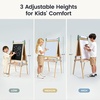 image:imageTiny Land Easel for Kids with 2 Drawing Paper Roll Adjustable Kids Art Easel LearningToy for 345678 Years Old Boy amp Girls Wooden Chalkboard amp Magnetic Whiteboard amp Painting Paper PinkPink