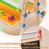 image:imageTiny Land Easel for Kids with 2 Drawing Paper Roll Adjustable Kids Art Easel LearningToy for 345678 Years Old Boy amp Girls Wooden Chalkboard amp Magnetic Whiteboard amp Painting Paper PinkNatural