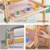 image:imageTiny Land Easel for Kids with 2 Drawing Paper Roll Adjustable Kids Art Easel LearningToy for 345678 Years Old Boy amp Girls Wooden Chalkboard amp Magnetic Whiteboard amp Painting Paper PinkPink