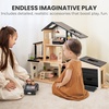 image:imageTiny Land Modern Family Dollhouse amp Wooden Dollhouse Garage Toy Set