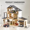 image:imageTiny Land Modern Family Dollhouse amp Wooden Dollhouse Garage Toy Set