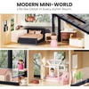 image:imageTiny Land Modern Family Dollhouse amp Wooden Dollhouse Garage Toy Set