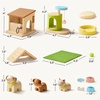 image:imageTiny Land Wooden Dollhouse Animal Set for Toddlers Dollhouse Accessories amp Dolls House Furniture Sets for Toddlers Montessori Pretend Play Family Pets Set Toys Gift for Kids Age 3
