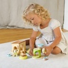 image:imageTiny Land Wooden Dollhouse Animal Set for Toddlers Dollhouse Accessories amp Dolls House Furniture Sets for Toddlers Montessori Pretend Play Family Pets Set Toys Gift for Kids Age 3