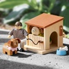 image:imageTiny Land Wooden Dollhouse Animal Set for Toddlers Dollhouse Accessories amp Dolls House Furniture Sets for Toddlers Montessori Pretend Play Family Pets Set Toys Gift for Kids Age 3