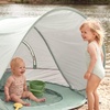 image:imageTiny Land Baby Beach Tent with Pool amp UV Protection Sunset Blush  Large 47 x 31 x 35 Popup Baby Tent with 3 Sand Pockets Easy Folding and Portable Carry Bag for Beach TripsPastel Aqua