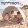 image:imageTiny Land Baby Beach Tent with Pool amp UV Protection Sunset Blush  Large 47 x 31 x 35 Popup Baby Tent with 3 Sand Pockets Easy Folding and Portable Carry Bag for Beach TripsSunset Blush