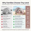 image:imageTiny Land Baby Beach Tent with Pool amp UV Protection Sunset Blush  Large 47 x 31 x 35 Popup Baby Tent with 3 Sand Pockets Easy Folding and Portable Carry Bag for Beach TripsSunset Blush