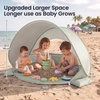 image:imageTiny Land Baby Beach Tent with Pool amp UV Protection Sunset Blush  Large 47 x 31 x 35 Popup Baby Tent with 3 Sand Pockets Easy Folding and Portable Carry Bag for Beach TripsPastel Aqua