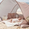 image:imageTiny Land Baby Beach Tent with Pool amp UV Protection Sunset Blush  Large 47 x 31 x 35 Popup Baby Tent with 3 Sand Pockets Easy Folding and Portable Carry Bag for Beach TripsSunset Blush