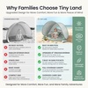 image:imageTiny Land Baby Beach Tent with Pool amp UV Protection Sunset Blush  Large 47 x 31 x 35 Popup Baby Tent with 3 Sand Pockets Easy Folding and Portable Carry Bag for Beach TripsPastel Aqua