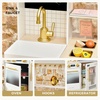 image:imageTiny Land BistroSwitch Play Kitchen 2in1 Wooden Bistro amp Home Kitchen Playset with Magnetic Chalkboard Fridge Storage Oven Stove Sink amp Cookware Toy Kitchen Set for Kids Ages 38 Gift GreenWhite