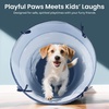 image:imageTiny Land Kids Play Tunnel Tent for Toddlers 69 x 18 Foldable Crawl Toys for Baby Indoor amp Outdoor Pop Up Dog Tunnel with Breathable Mesh BlueBlue