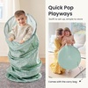 image:imageTiny Land Kids Play Tunnel Tent for Toddlers 69 x 18 Foldable Crawl Toys for Baby Indoor amp Outdoor Pop Up Dog Tunnel with Breathable Mesh BlueGreen