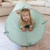 image:imageTiny Land Kids Play Tunnel Tent for Toddlers 69 x 18 Foldable Crawl Toys for Baby Indoor amp Outdoor Pop Up Dog Tunnel with Breathable Mesh BlueGreen
