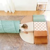 image:imageTiny Land Kids Play Tunnel Tent for Toddlers 69 x 18 Foldable Crawl Toys for Baby Indoor amp Outdoor Pop Up Dog Tunnel with Breathable Mesh BlueGreen