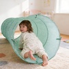 image:imageTiny Land Kids Play Tunnel Tent for Toddlers 69 x 18 Foldable Crawl Toys for Baby Indoor amp Outdoor Pop Up Dog Tunnel with Breathable Mesh BlueGreen