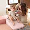 image:imageTiny Land Soft Foam Climbing Blocks for Toddlers 6Piece Baby Foam Climbing Blocks Indoor Playground Climbing Toys Ideal Gift for Kids Activity Crawling and Sliding Foam Play Set Pink PastelPink Pastel