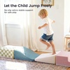 image:imageTiny Land Soft Foam Climbing Blocks for Toddlers 6Piece Baby Foam Climbing Blocks Indoor Playground Climbing Toys Ideal Gift for Kids Activity Crawling and Sliding Foam Play Set Pink PastelMorandi