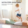 image:imageTiny Land Soft Foam Climbing Blocks for Toddlers 6Piece Baby Foam Climbing Blocks Indoor Playground Climbing Toys Ideal Gift for Kids Activity Crawling and Sliding Foam Play Set Pink PastelVintage