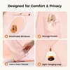 image:imageTiny Land Twin Bed Tent for Kids Breathable Bed Canopy Tent for Girls amp Boys Neutral Cream Play Tent Easy Setup Washable Sleep Space Cozy Dream Playhouse Gift 77 x 40 x 46Pink