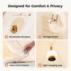 image:imageTiny Land Twin Bed Tent for Kids Breathable Bed Canopy Tent for Girls amp Boys Neutral Cream Play Tent Easy Setup Washable Sleep Space Cozy Dream Playhouse Gift 77 x 40 x 46Cream