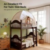 image:imageTiny Land Twin Bed Tent for Kids Breathable Bed Canopy Tent for Girls amp Boys Neutral Cream Play Tent Easy Setup Washable Sleep Space Cozy Dream Playhouse Gift 77 x 40 x 46Cream
