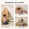image:imageTiny Land Kids Tent with Mat amp Star Lights Indoor Playhouse Reading Nook
