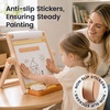 image:imageTiny Land Tabletop Kids Art Easel 5Level Magnetic Drawing BoardOatmeal