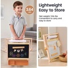 image:imageTiny Land Tabletop Kids Art Easel 5Level Magnetic Drawing BoardOatmeal