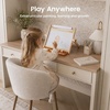 image:imageTiny Land Tabletop Kids Art Easel 5Level Magnetic Drawing BoardOatmeal