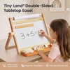 image:imageTiny Land Tabletop Kids Art Easel 5Level Magnetic Drawing BoardOatmeal