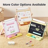 image:imageTiny Land Tabletop Kids Art Easel 5Level Magnetic Drawing BoardOatmeal
