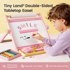 image:imageTiny Land Tabletop Kids Art Easel 5Level Magnetic Drawing BoardPink